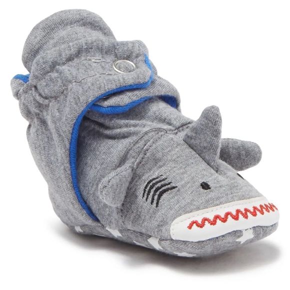 Nordstrom Rack Ro And Me By Robeez Shark Shoes booties 6-12 months NWT - Picture 6 of 6